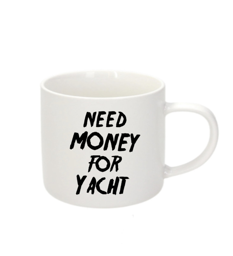 Espresso hrnek - Need money for yacht