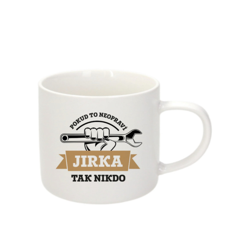 Espresso hrnek - Pokud to neopraví Jirka, tak nikdo