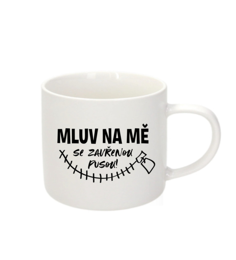 Espresso hrnek - Mluv na mě se zavřenou pusou