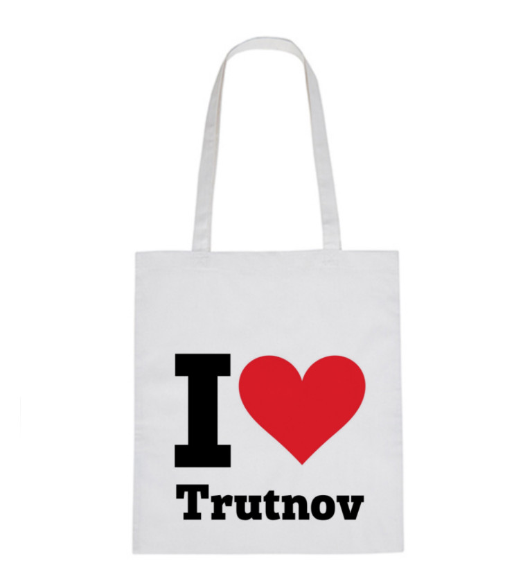 Plátěná taška - I love Trutnov