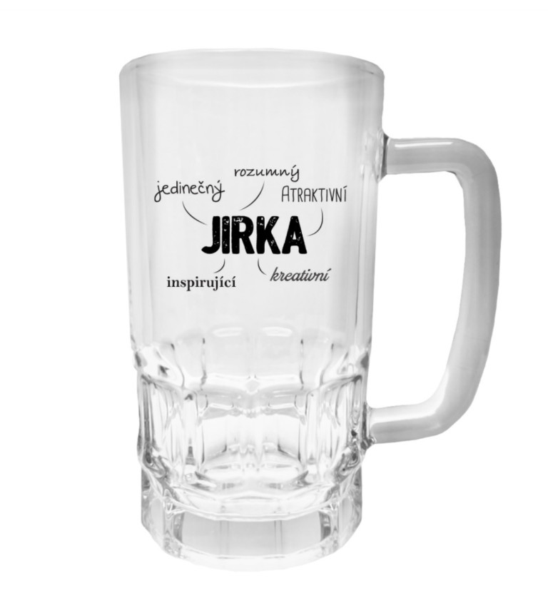 Půllitr s potiskem - Jirka