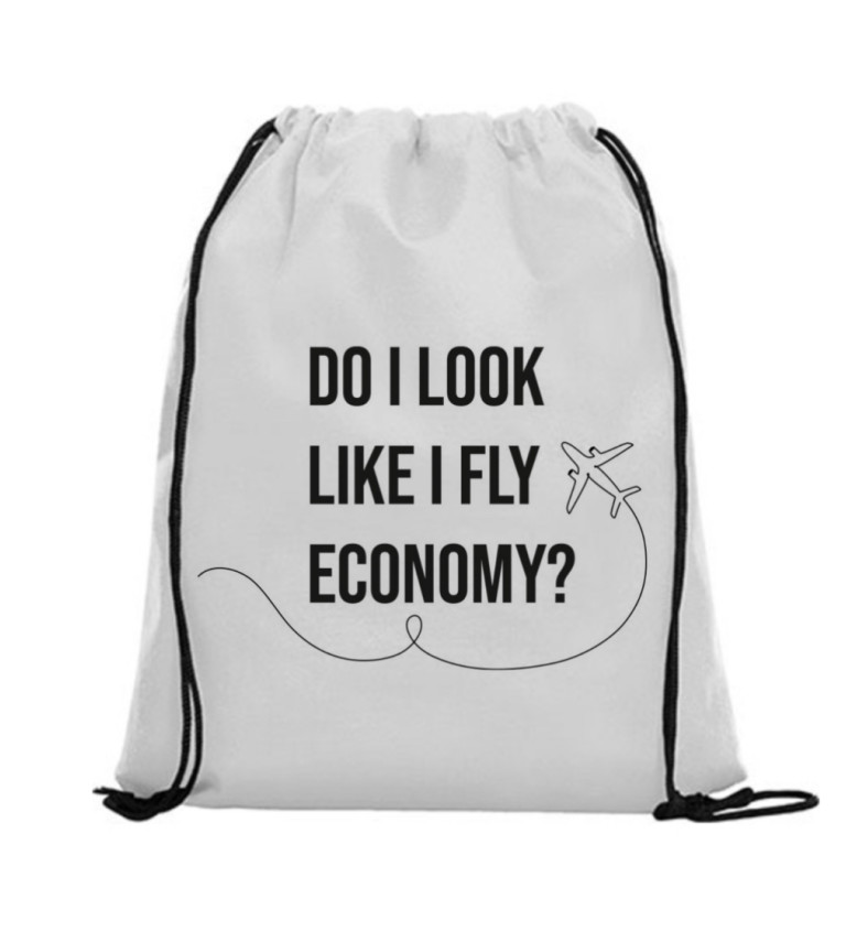 Vak na záda - Do I look like I fly economy?