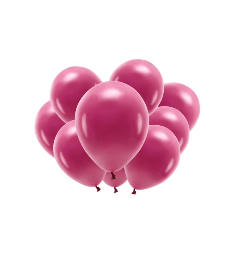 Latexové balónky eco pastelové bordové 30 cm 10 ks