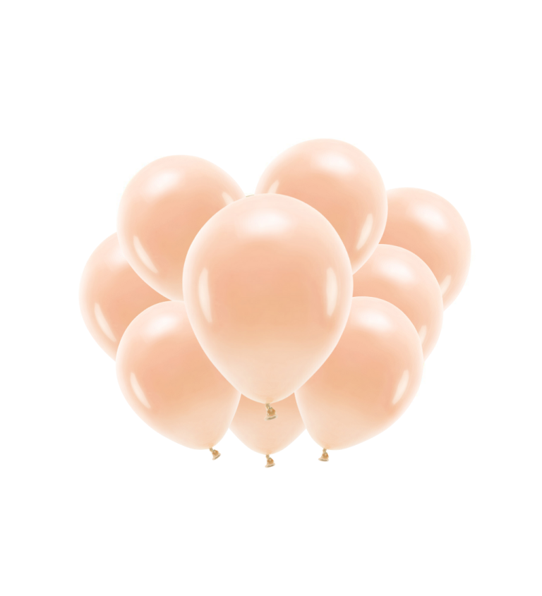 Latexové balónky eco pastelové broskvové 30 cm 10 ks