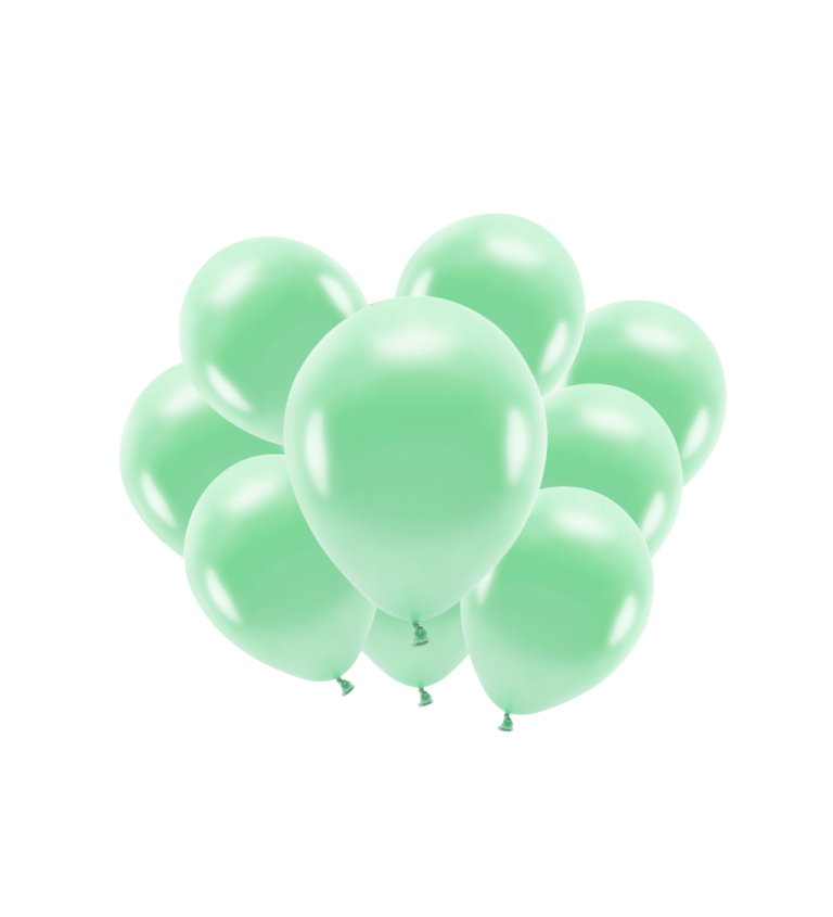 Latexové balónky eco pastelové mentolové 30 cm 10 ks