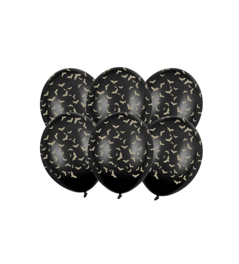 Latexové balónky strong pastelové netopýři 30 cm 6 ks