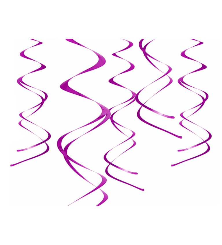 Dekorační spirály - růžové