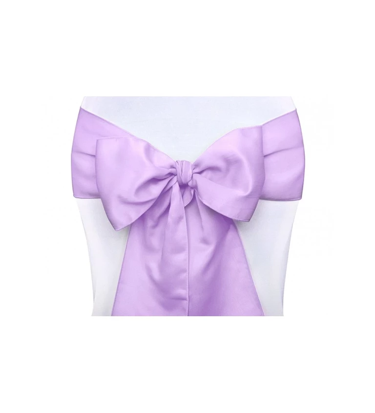 Mašle na židli - světle fialová