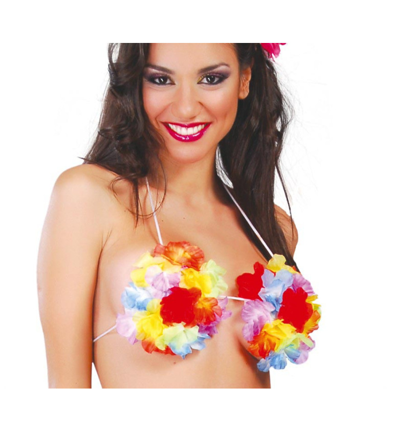 Dámská podprsenka z květin