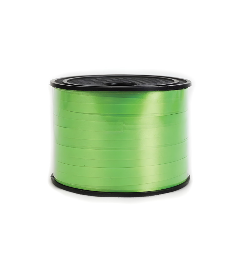 Stuha na balónky světle zelená 90 m