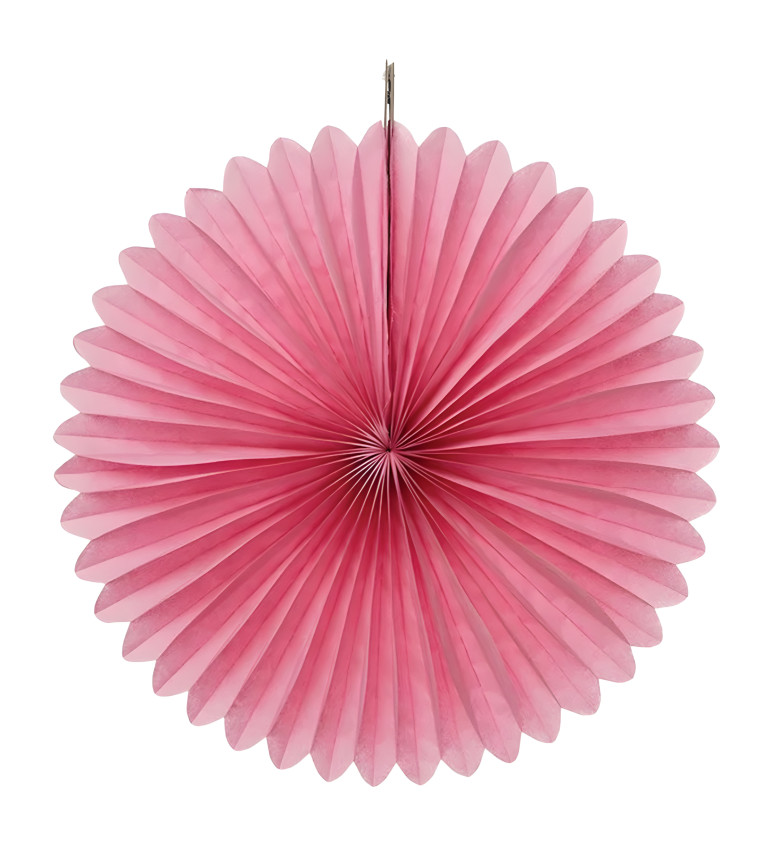 Dekorační rozety růžové 3 ks