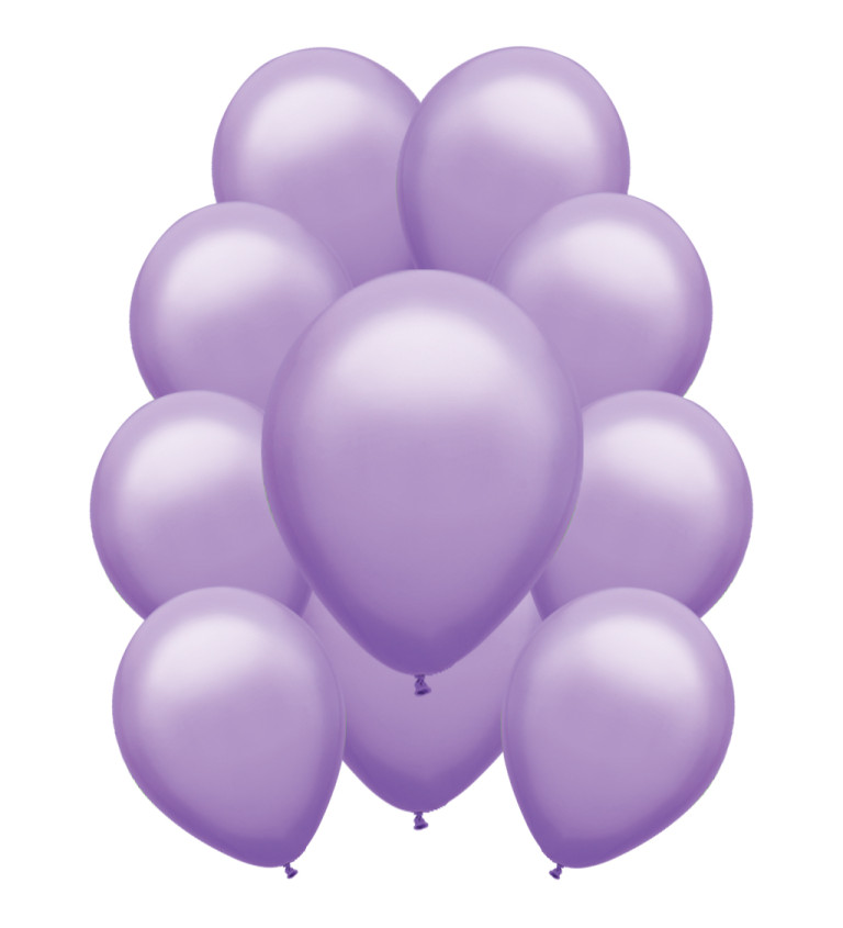 Latexové balónky pastelové světlé fialové
