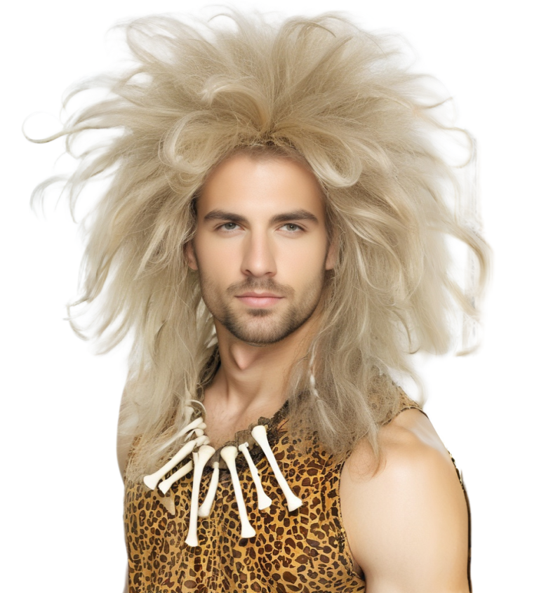 Pánská paruka - pračlověk