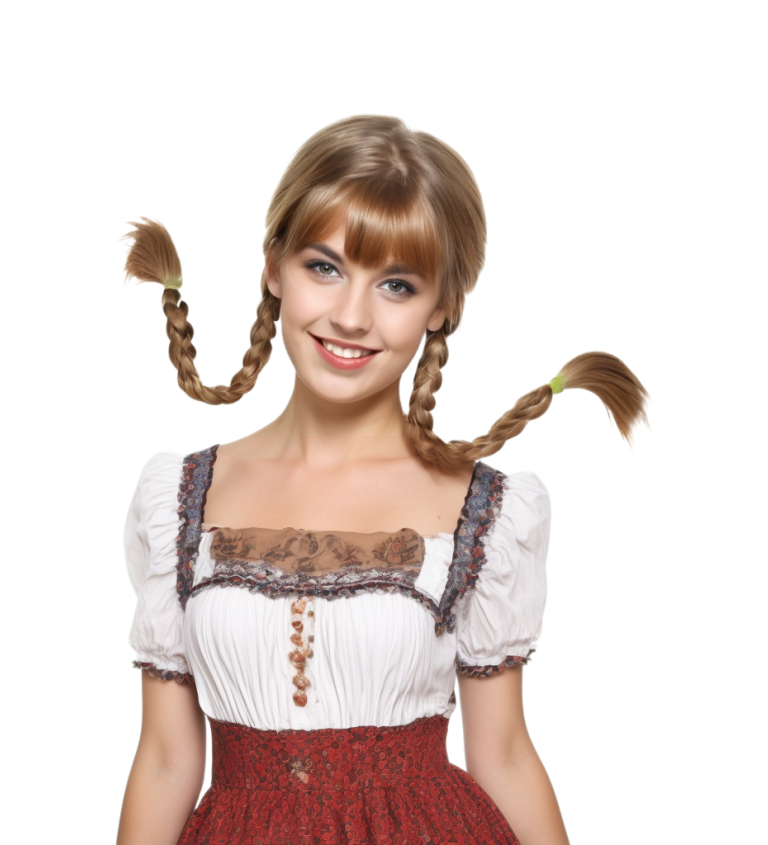Dámská paruka - farmářova žena