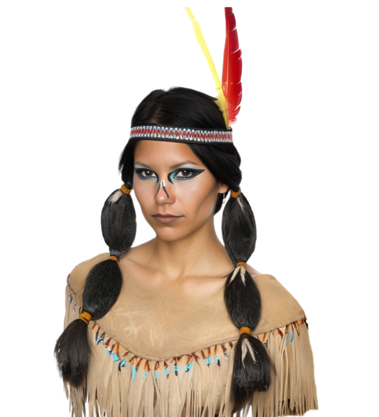 Dámská paruka - Indiánka