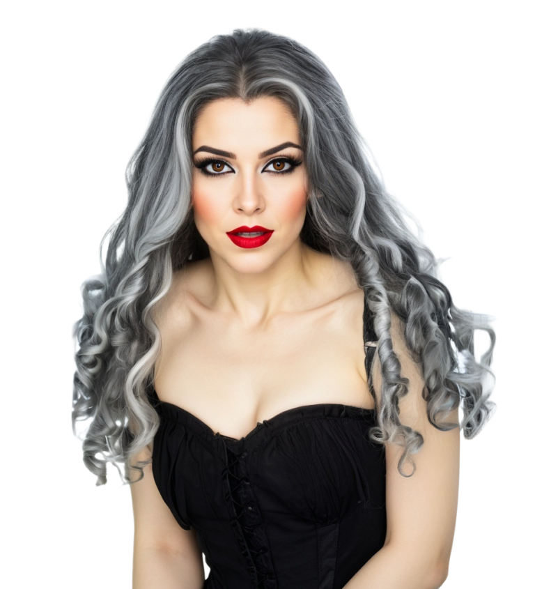 Dámská paruka - upíří dáma