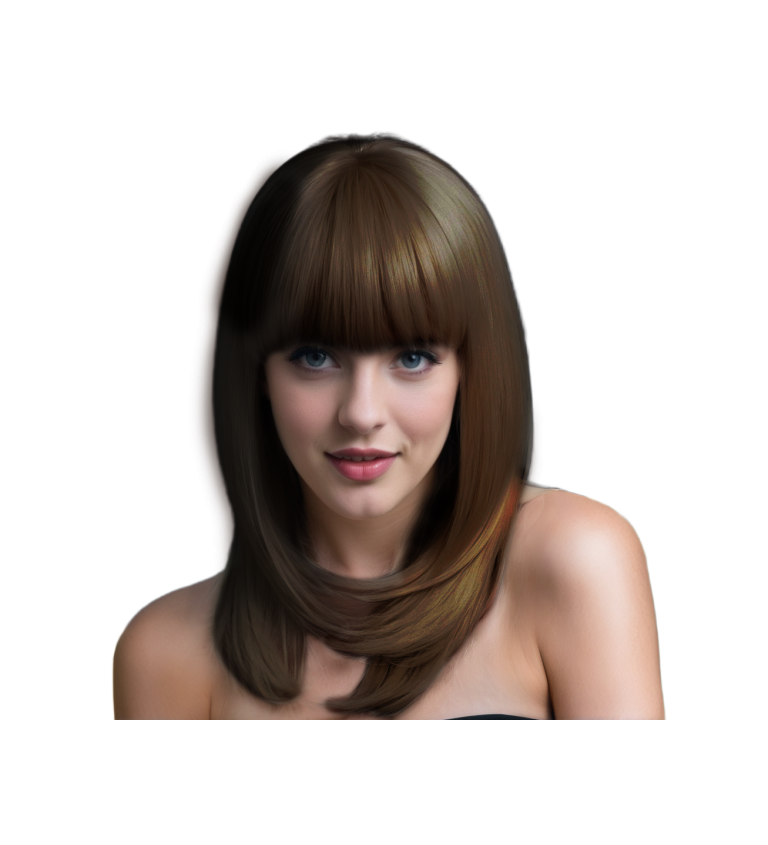 Dámská paruka - Zara, hnědá