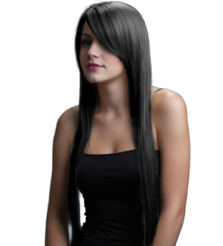 Dámská paruka - Valeria, černá