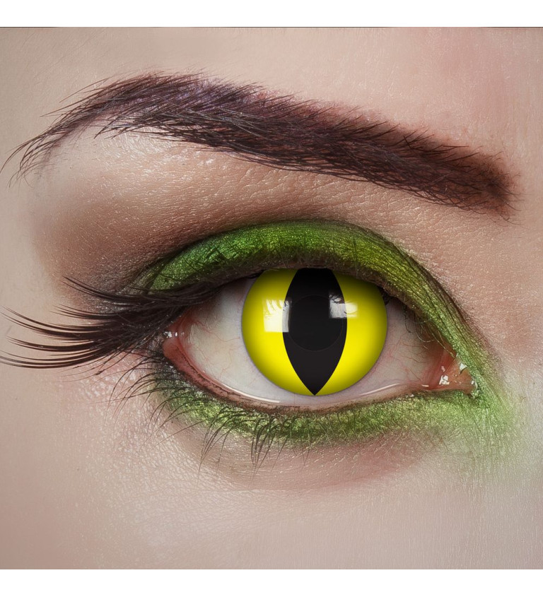 Kontaktní čočky jednodenní Glowing Wildcat