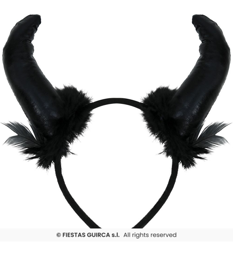 Čelenka s rohy ďábla