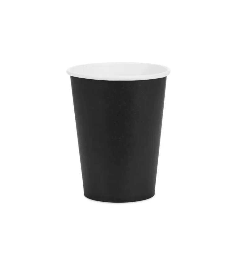 Papírové kelímky černé