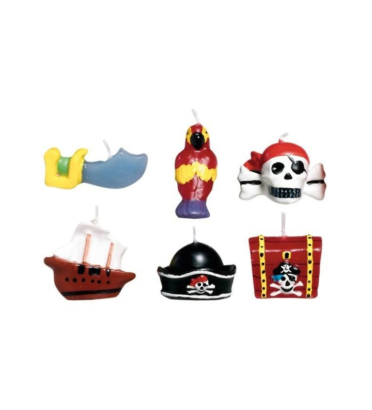 Svíčky dortové Piráti