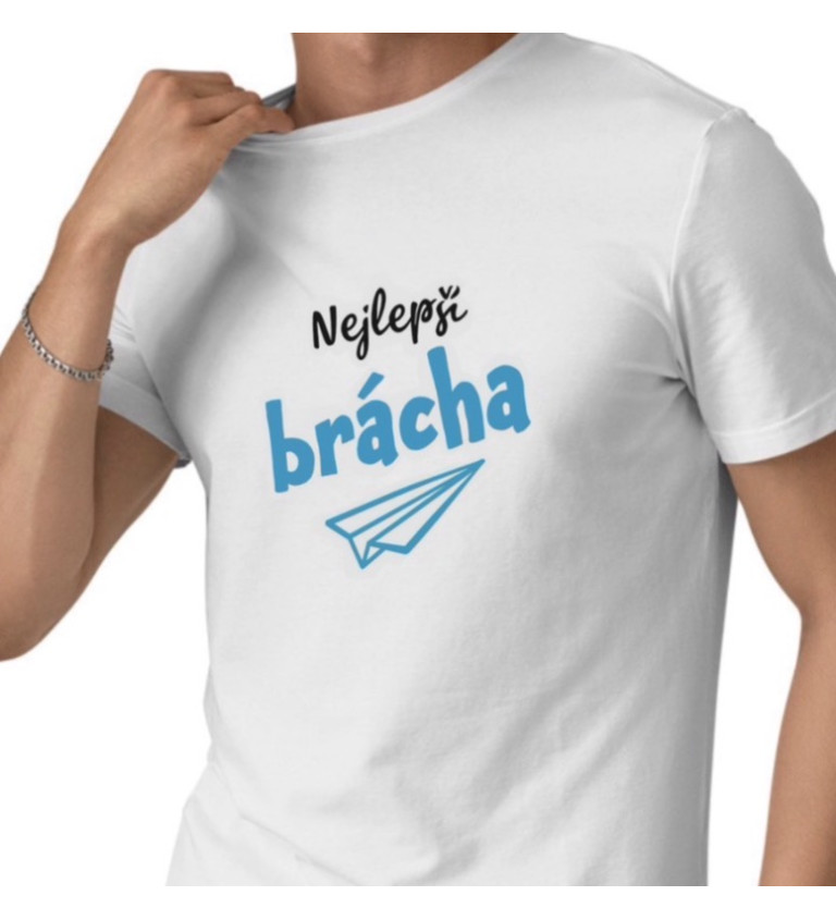 Pánské triko bílé - Nejlepší brácha