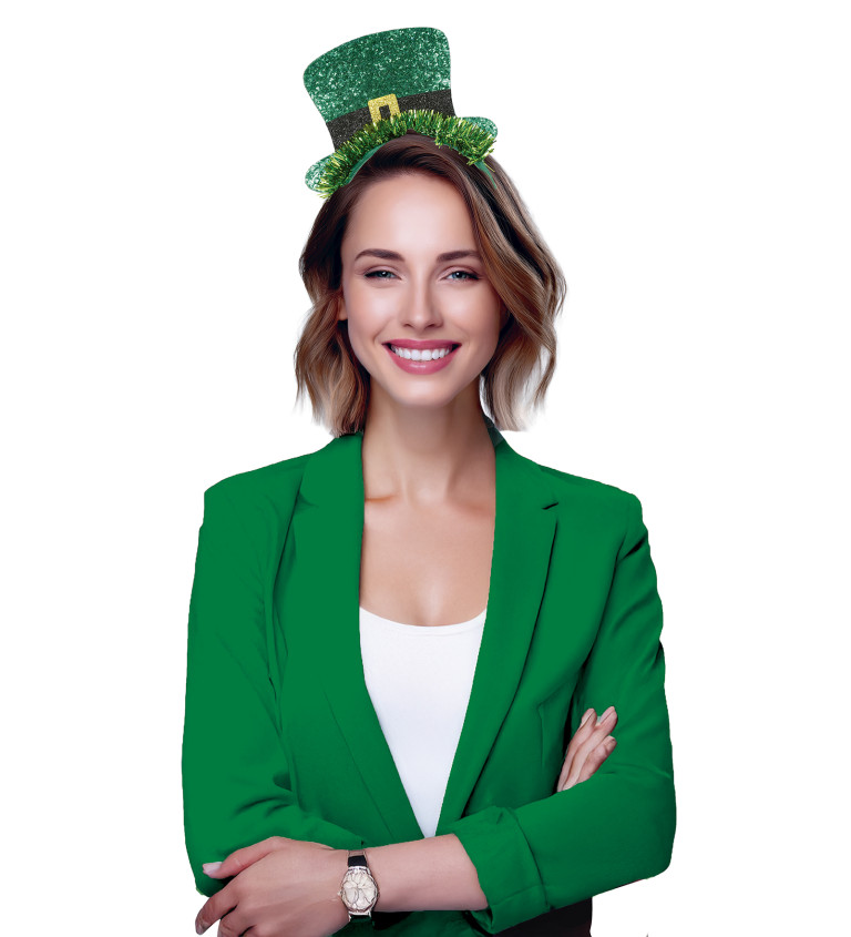 Čelenka Sv. Patrik klobouk