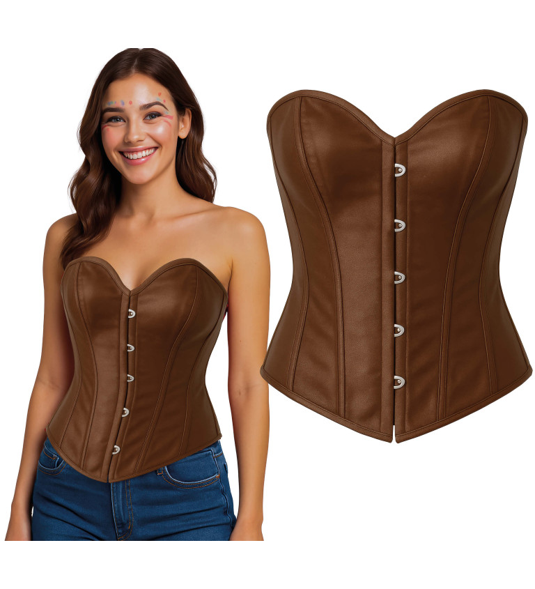 Korzet hnědý