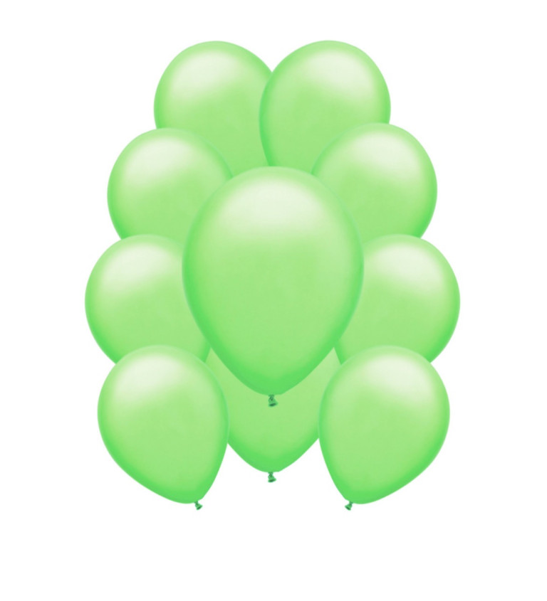 Latexové balónky pastelové světle zelené