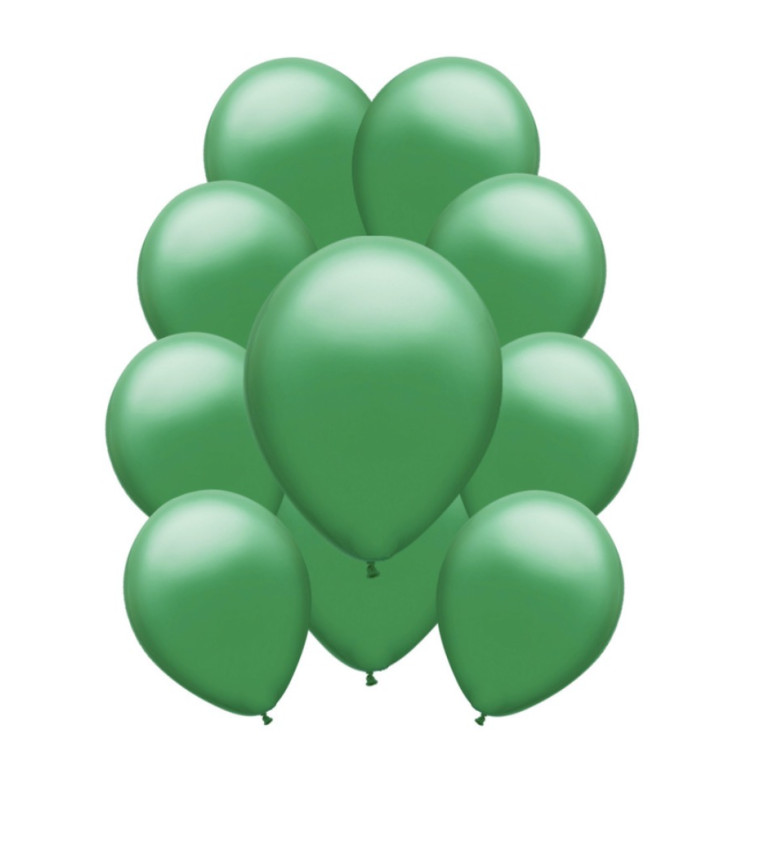 Latexové balónky pastelové tmavě zelené