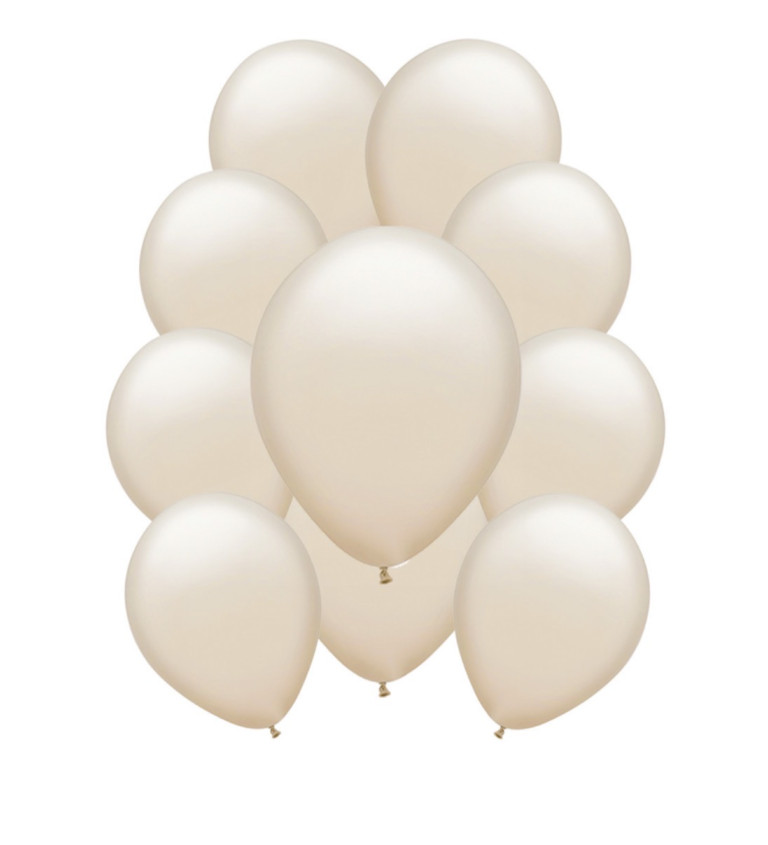 Latexové balónky metalické písečné
