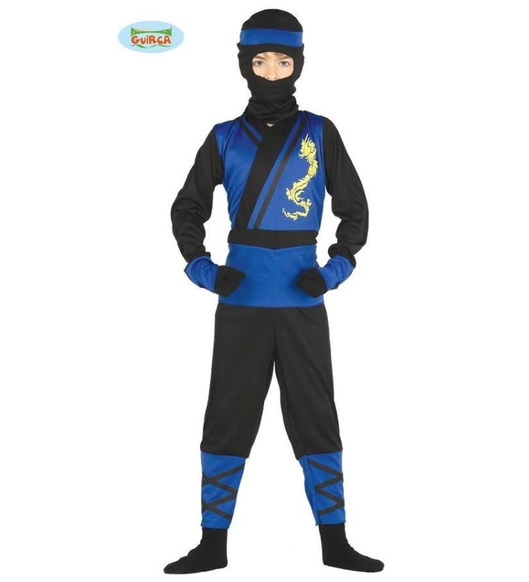 Dětský kostým Modrý ninja