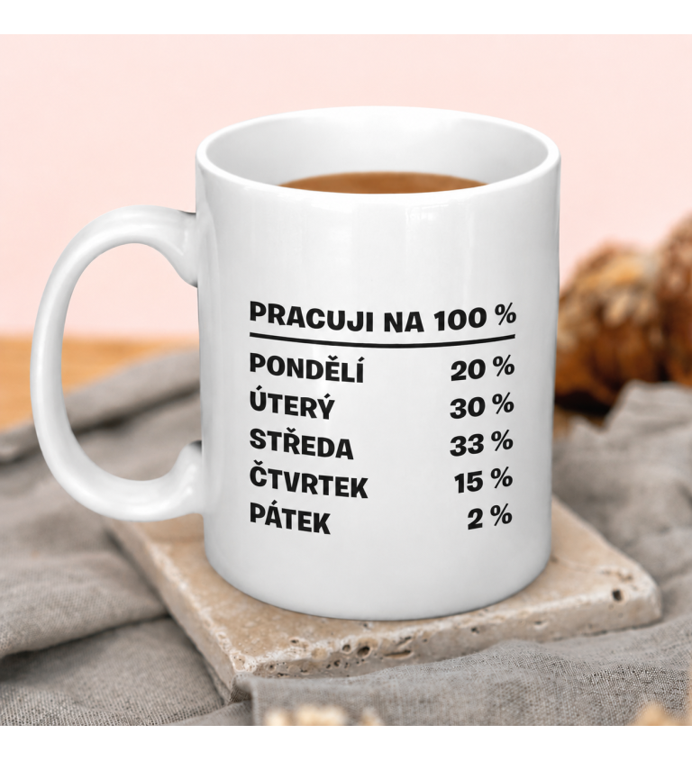 Hrnek - pracuji na 100 %