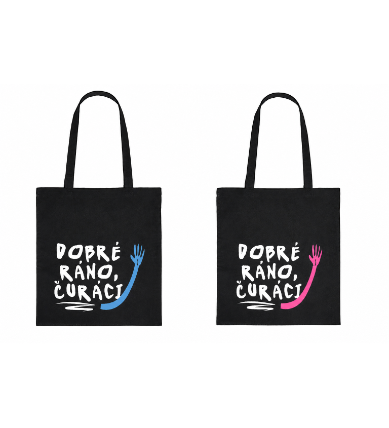 Plátěná taška - Dobré ráno, čůráci