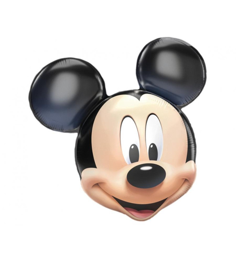 Fóliový balónek hlava Mickey Mouse 80 cm