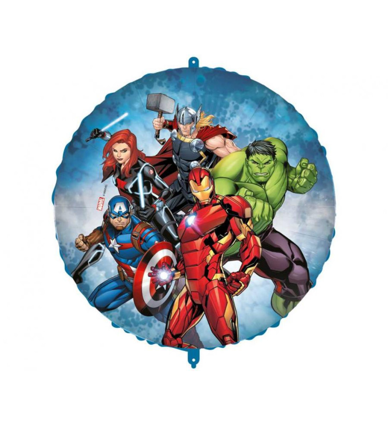 Fóliový balónek kulatý Avengers 45 cm