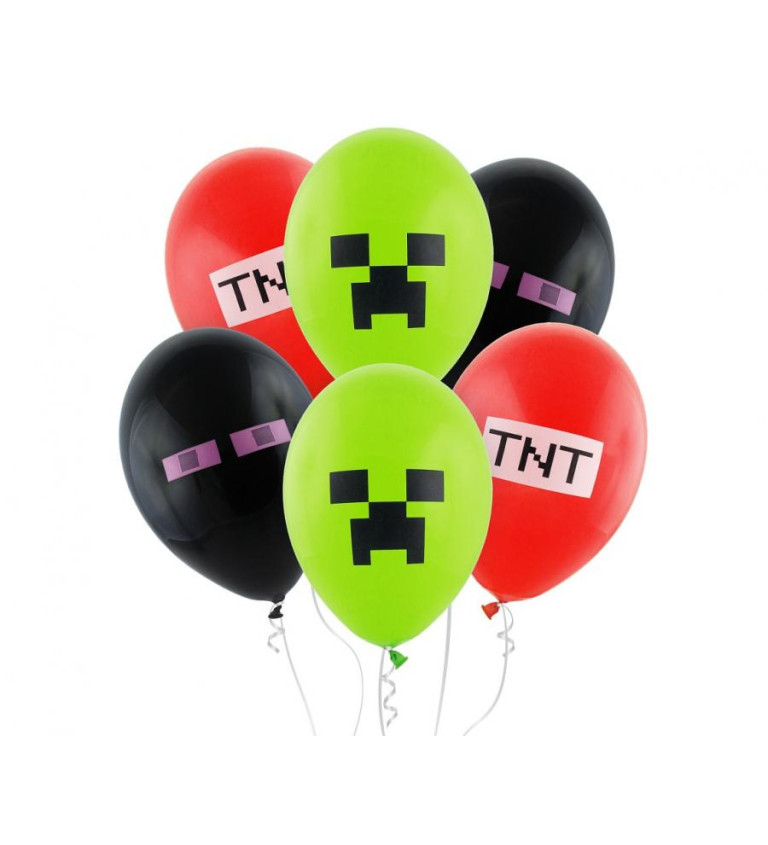 Sada latexových balónků TNT 6 ks 30 cm