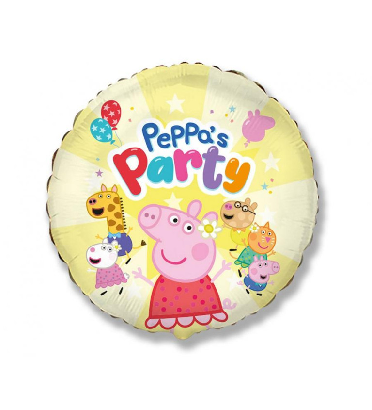 Fóliový balónek Peppa Pig párty 45 cm
