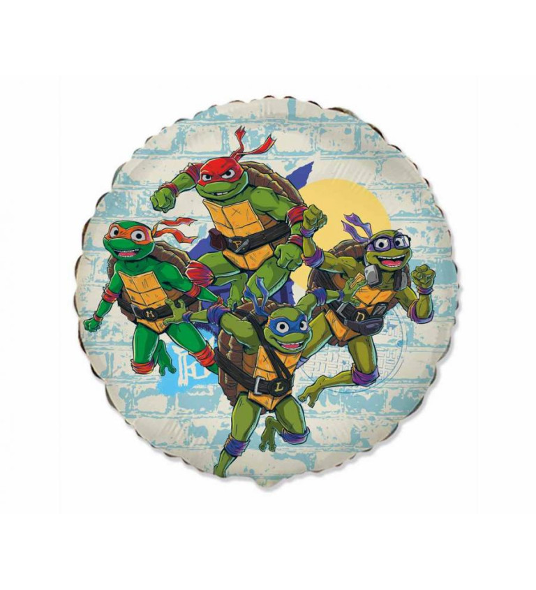 Fóliový balónek Ninja Turtles 46 cm
