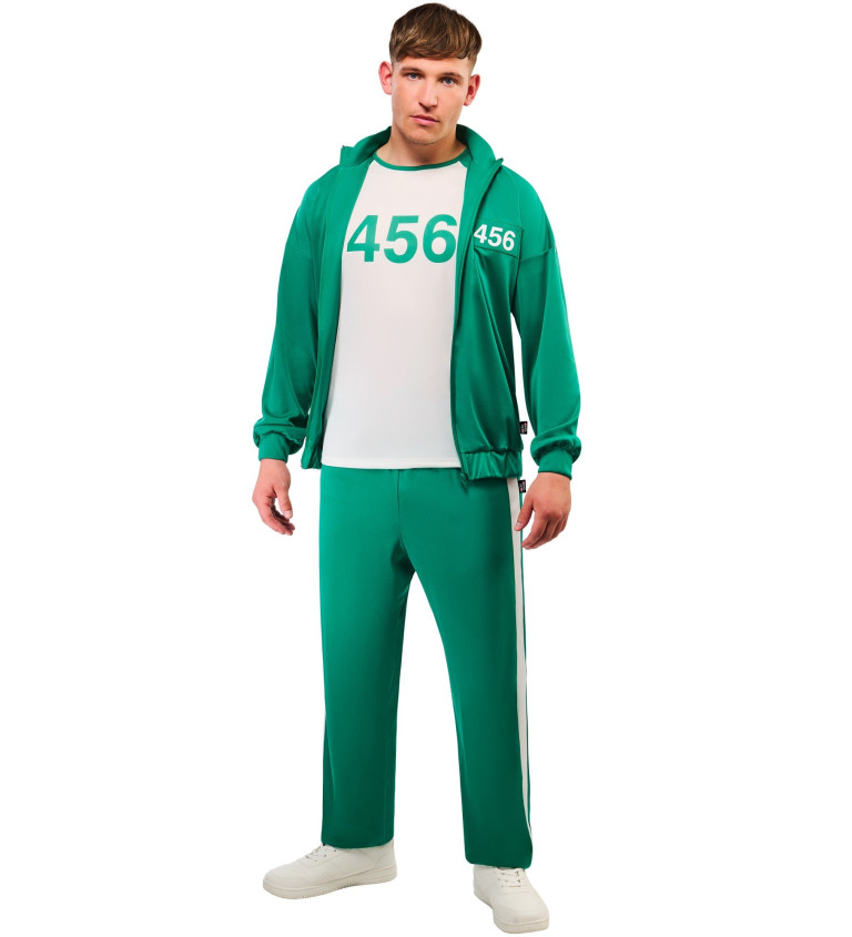 Pánský kostým Squid game Hráč 456