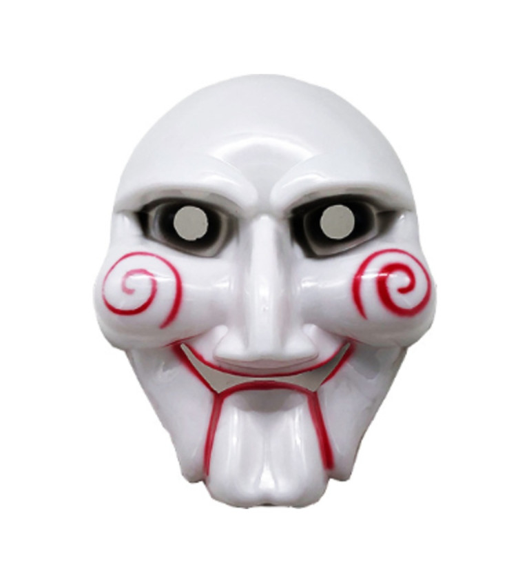 Hororová maska s rudými tvářemi